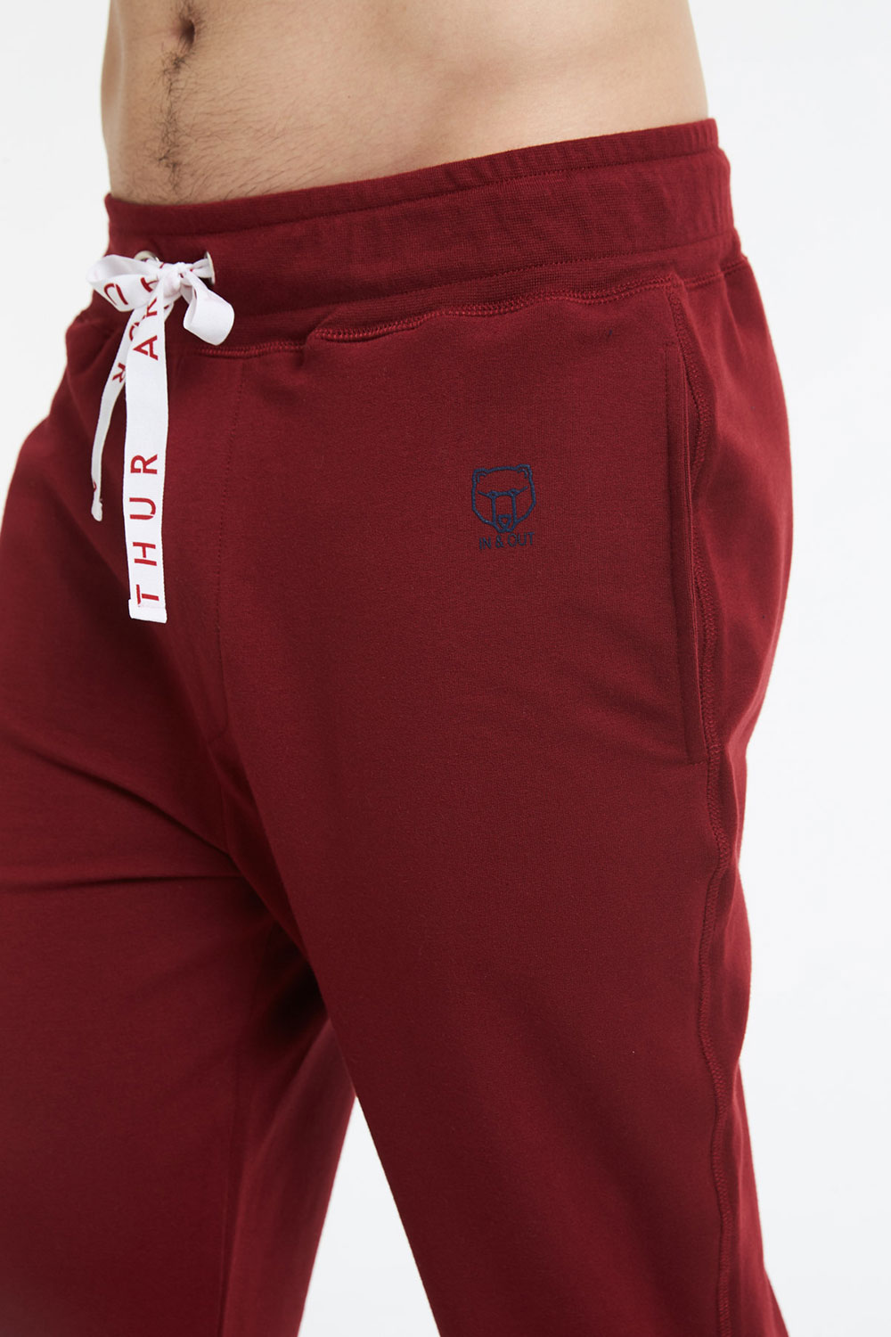 Wine Red Jogger Bottoms