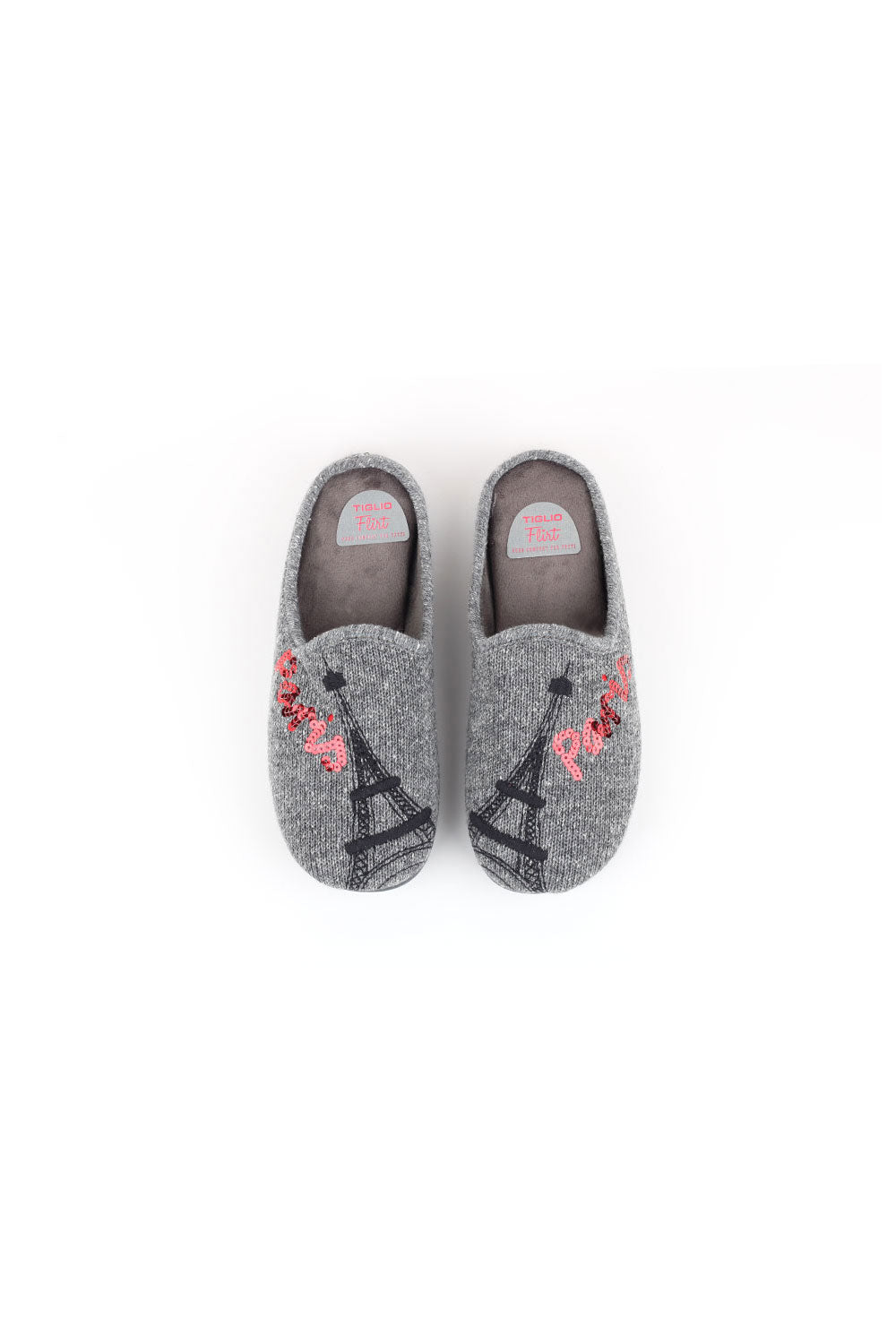 MONILLA WOOL AND SEQUINS SLIPPER