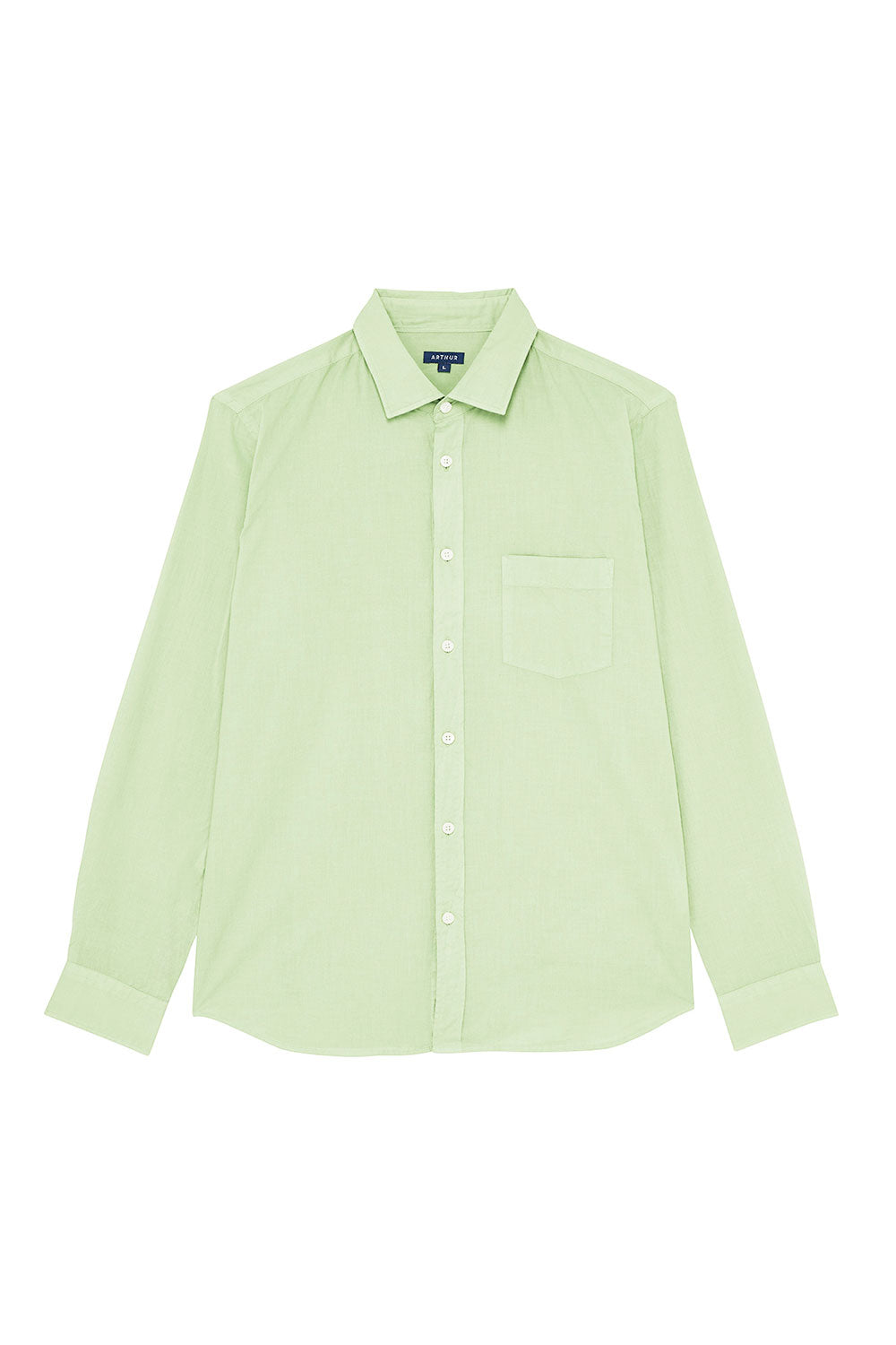 Long Sleeve Shirt Green Cotton Sail