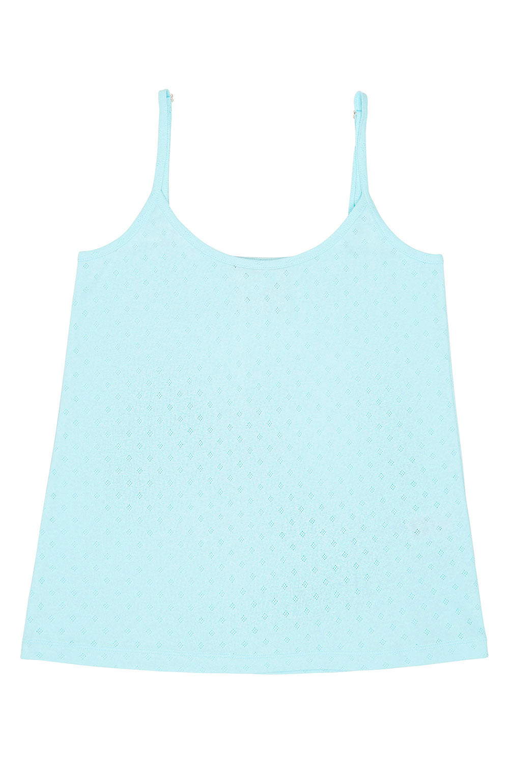 OPENWORK KNIT TANK TOP