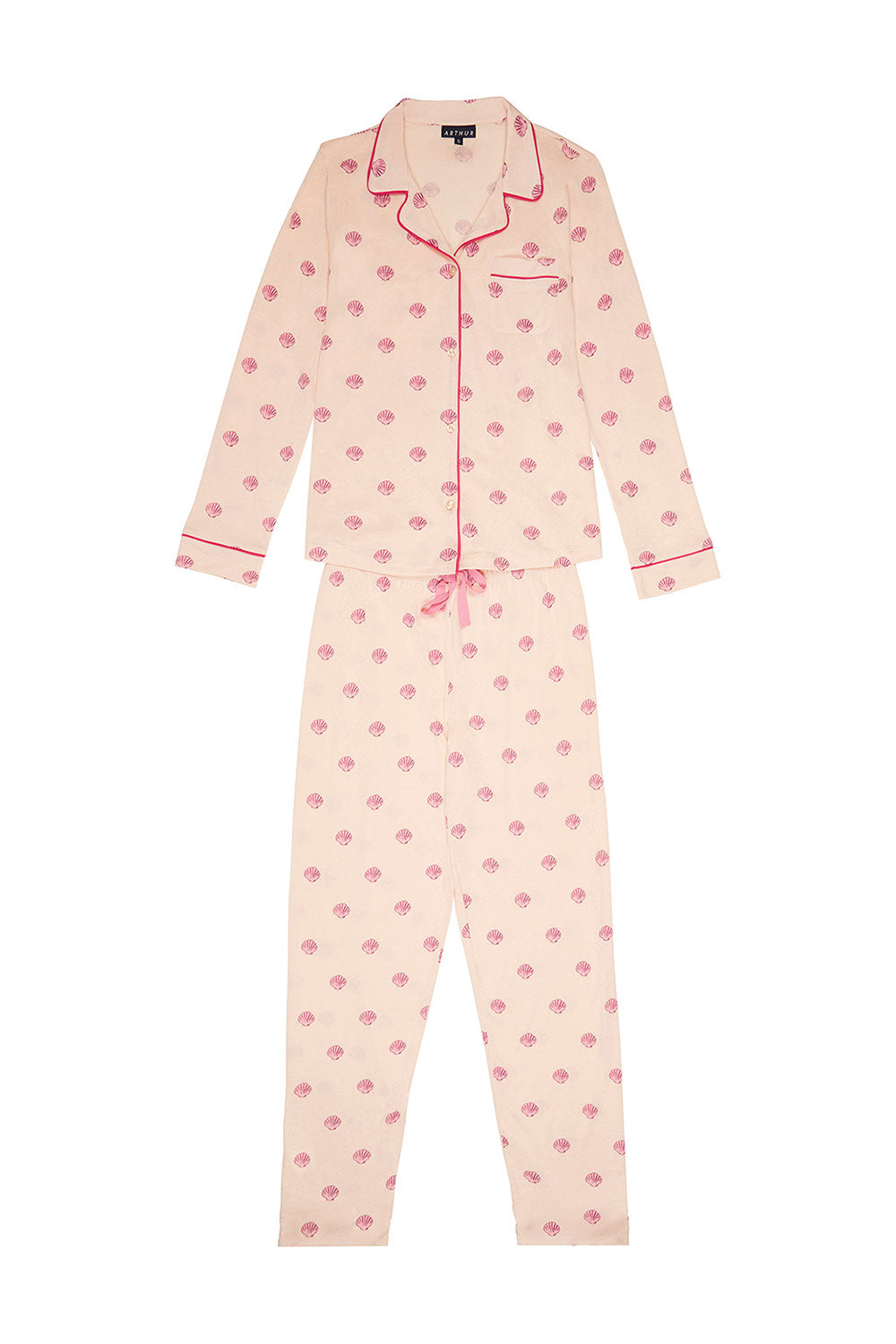 COQUILLAGE LONG BUTTONED PAJAMA