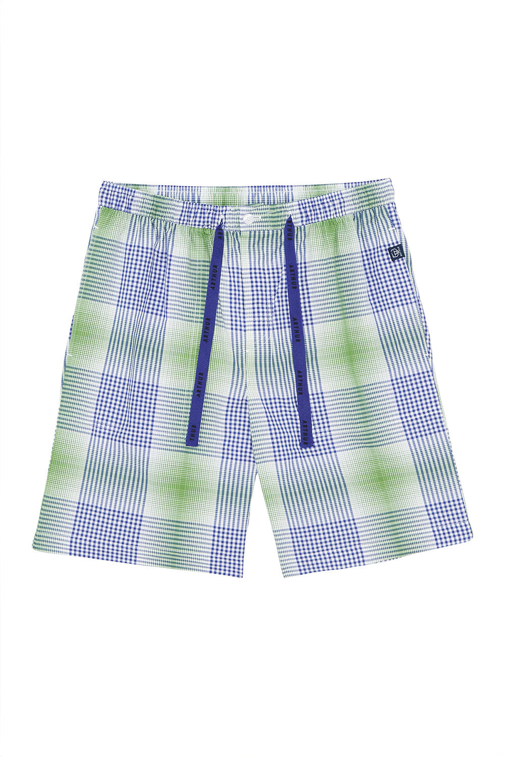 Striped Cotton Shorts