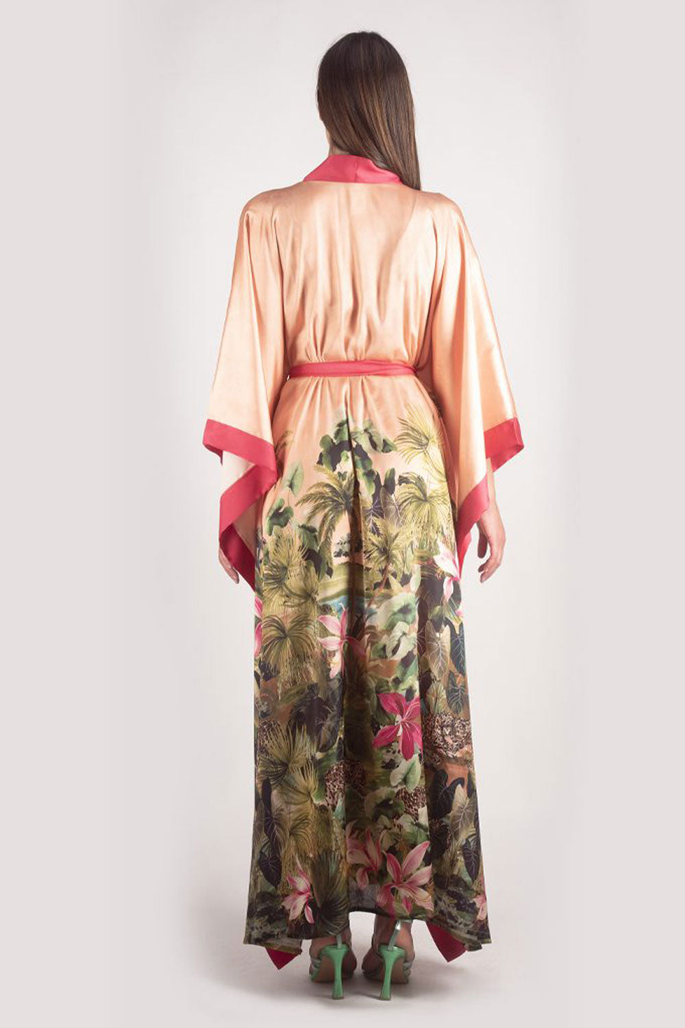 LONG PATTERNED KIMONO