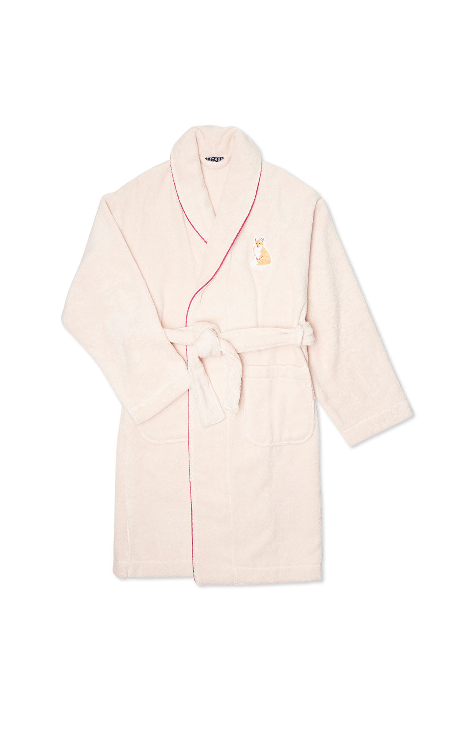 VELVET POWDER BATHROBE