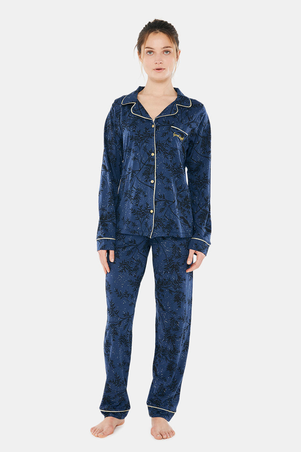 GOODNIGHT BUTTONED PAJAMA