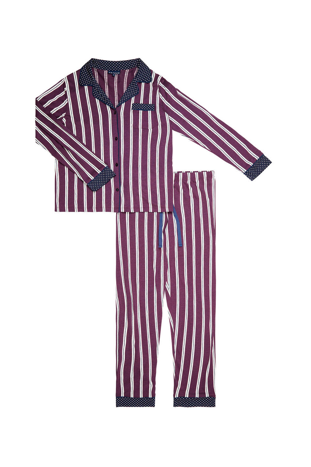 IRIS STRIPED BUTTONED PAJAMA