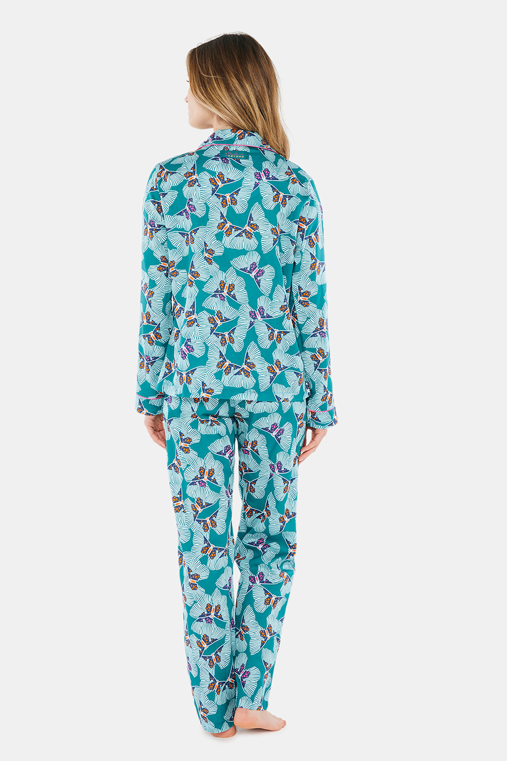 BUTTERFLY BUTTONED PAJAMA