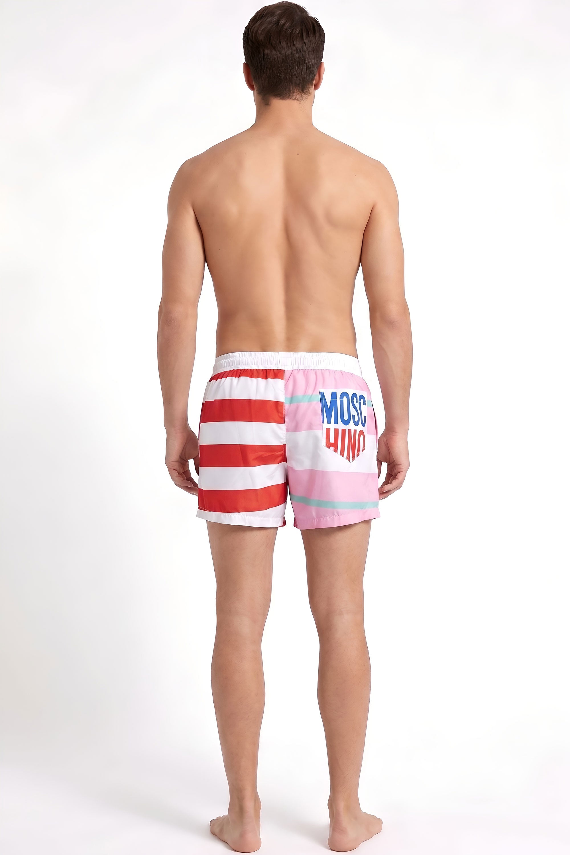 Moschino Resort Stripe Swim Shorts