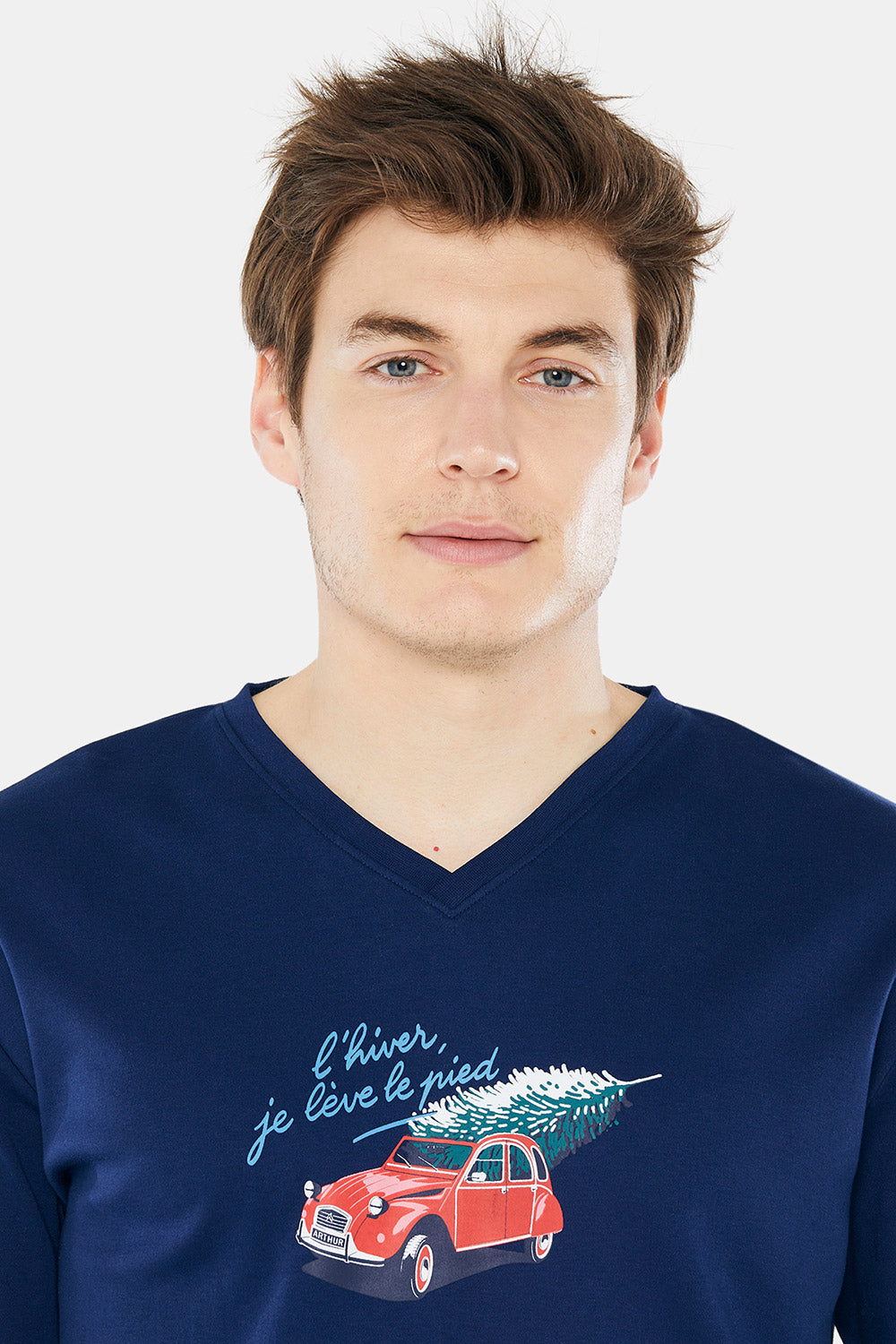 CITROEN PRINTED COTTON PAJAMA