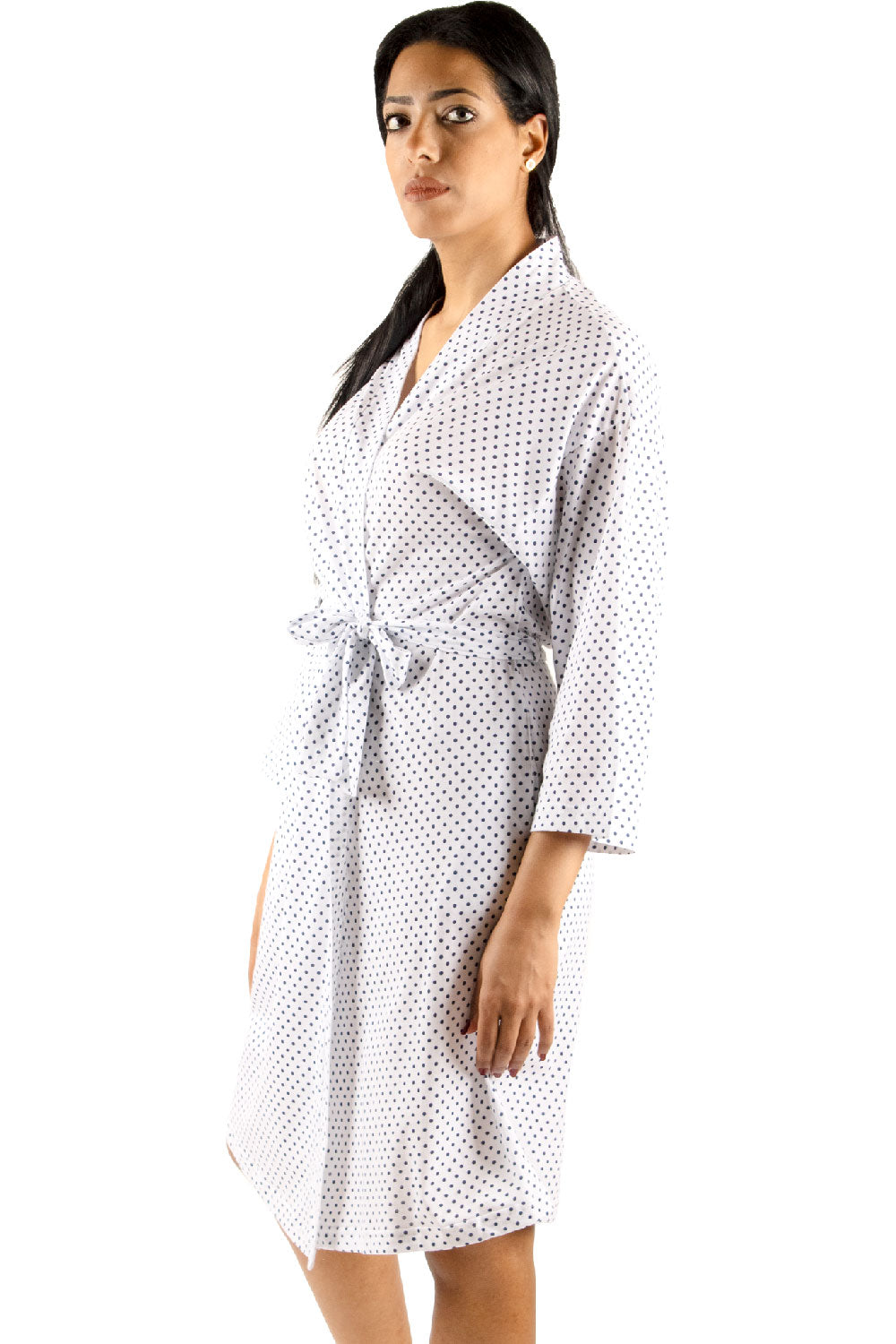 POLKA DOTS WRAP ROBE
