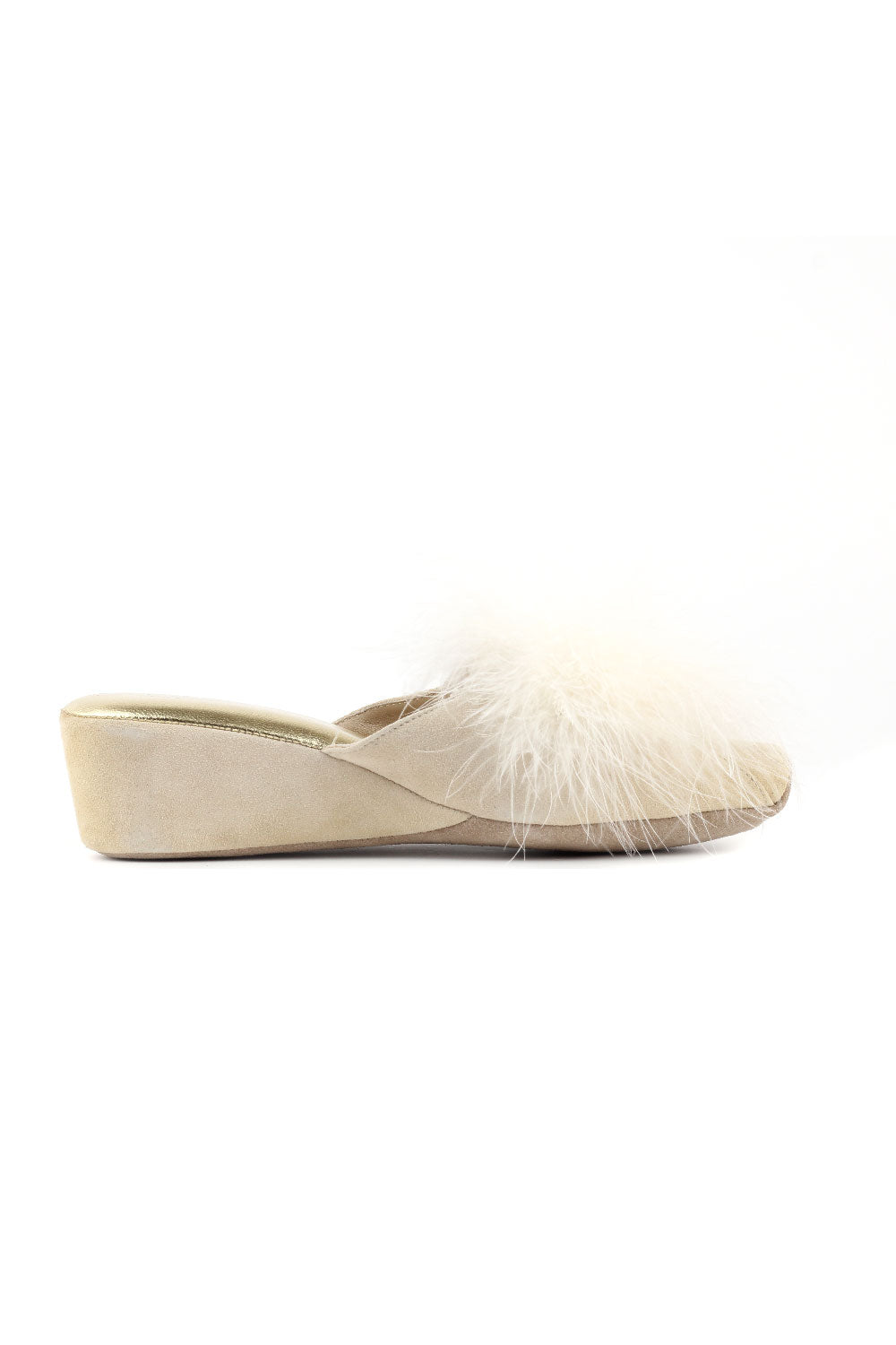 Elegant Feather Home Slipper