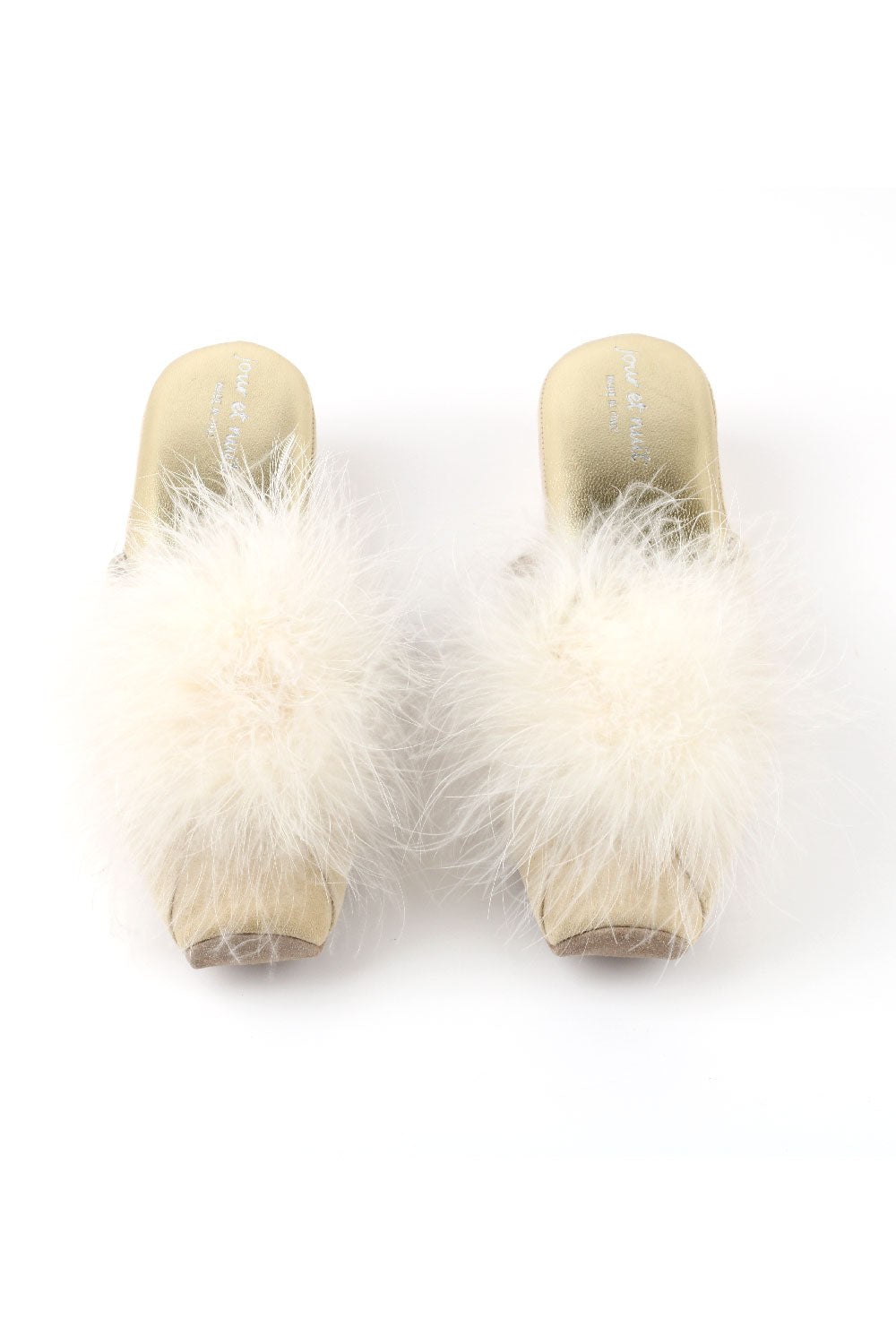 Elegant Feather Home Slipper