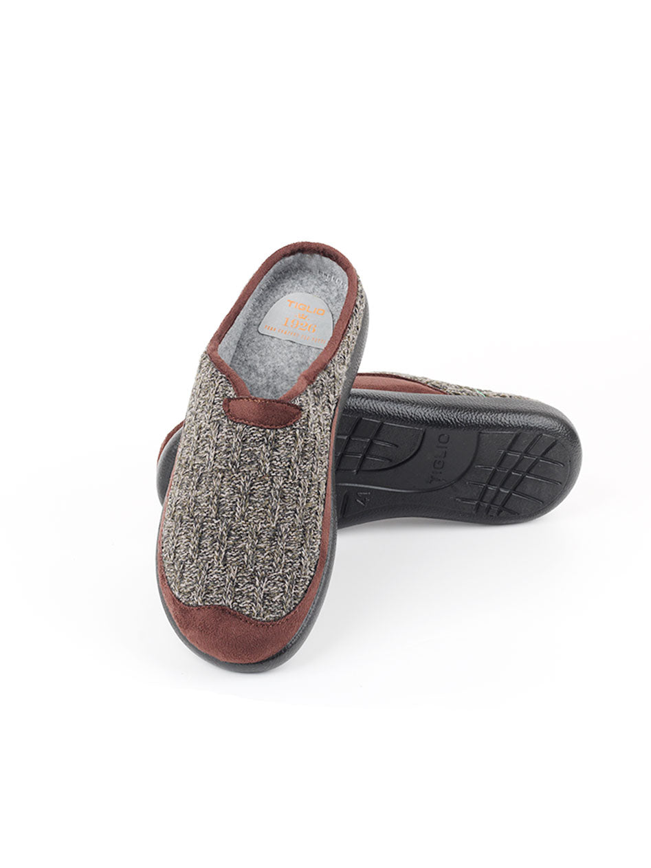 FLEXIA WOOL AND VELVET SLIPPER