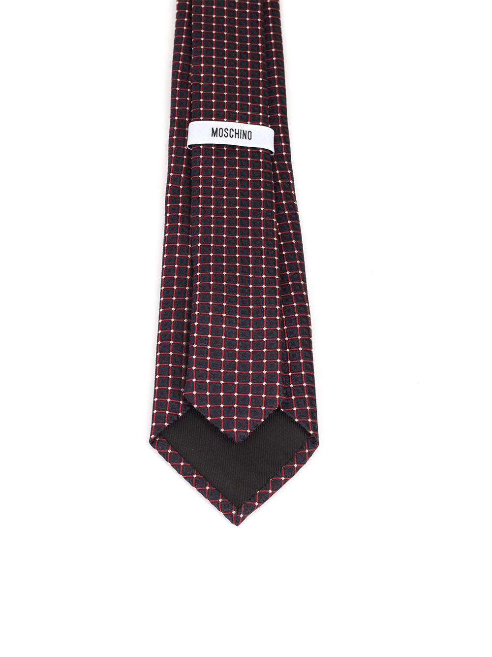 MOSCHINO SQUARE PATTERN NECKTIE