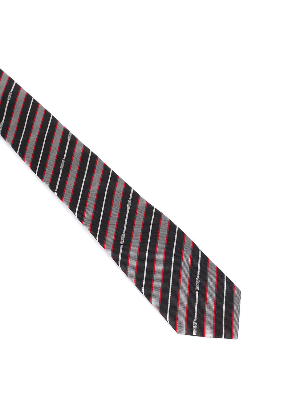 DIAGONAL STRIPE PRINT NECKTIE