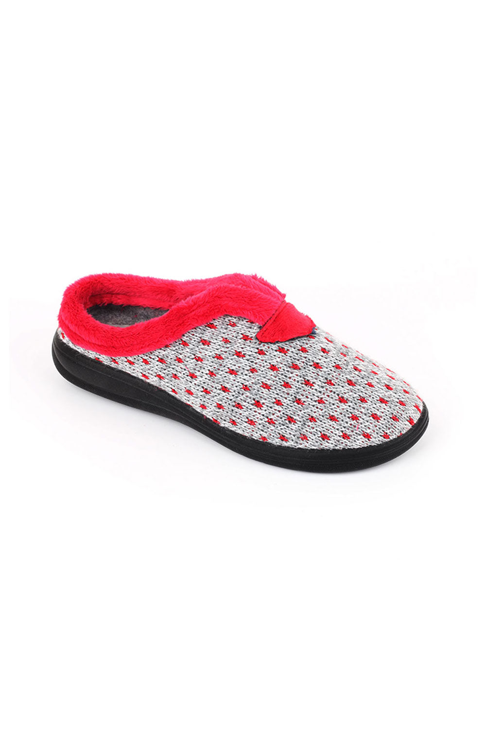 FLEXIA WOOL AND FAUX FUR CLOG