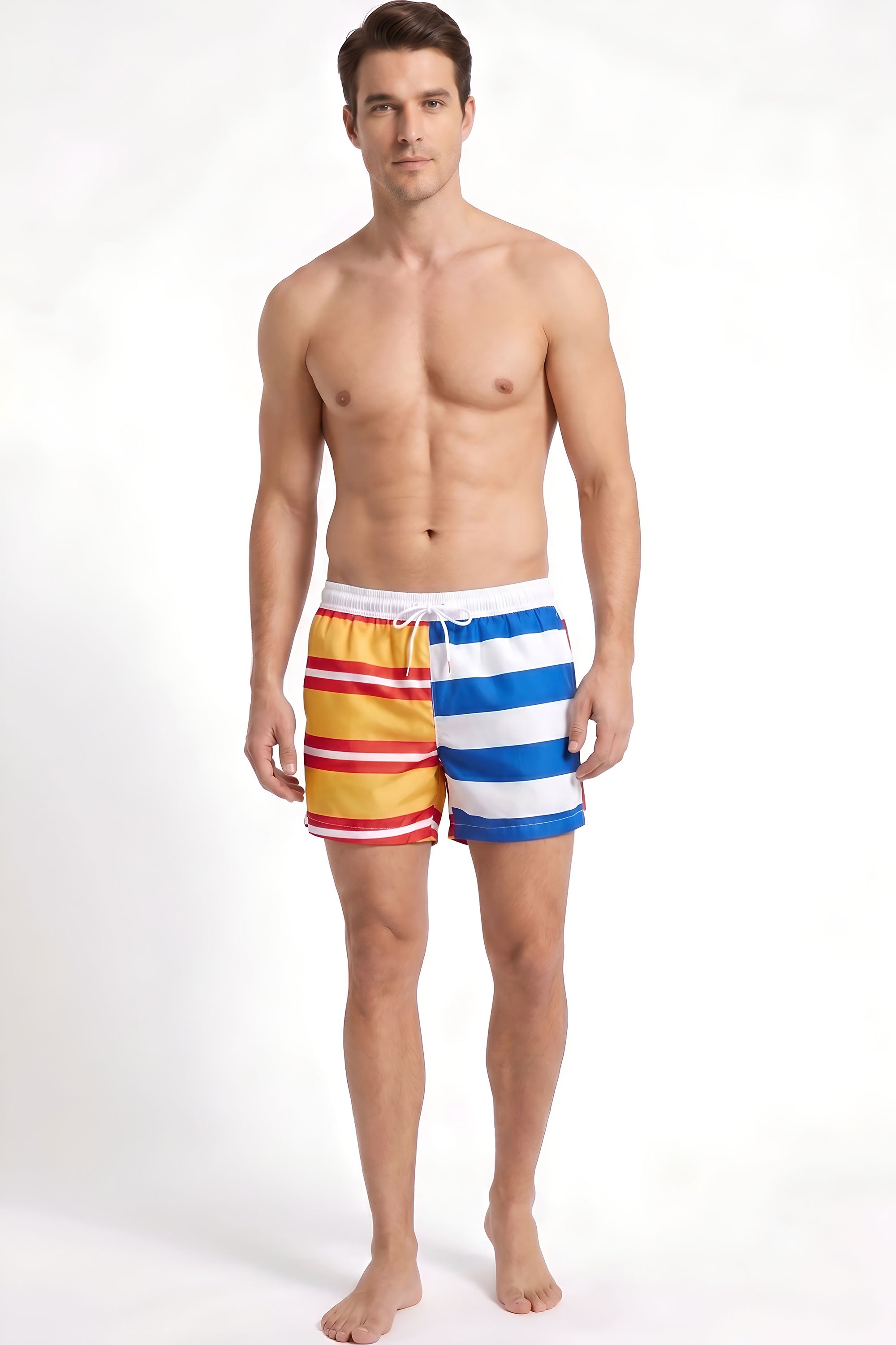 Moschino Resort Stripe Swim Shorts