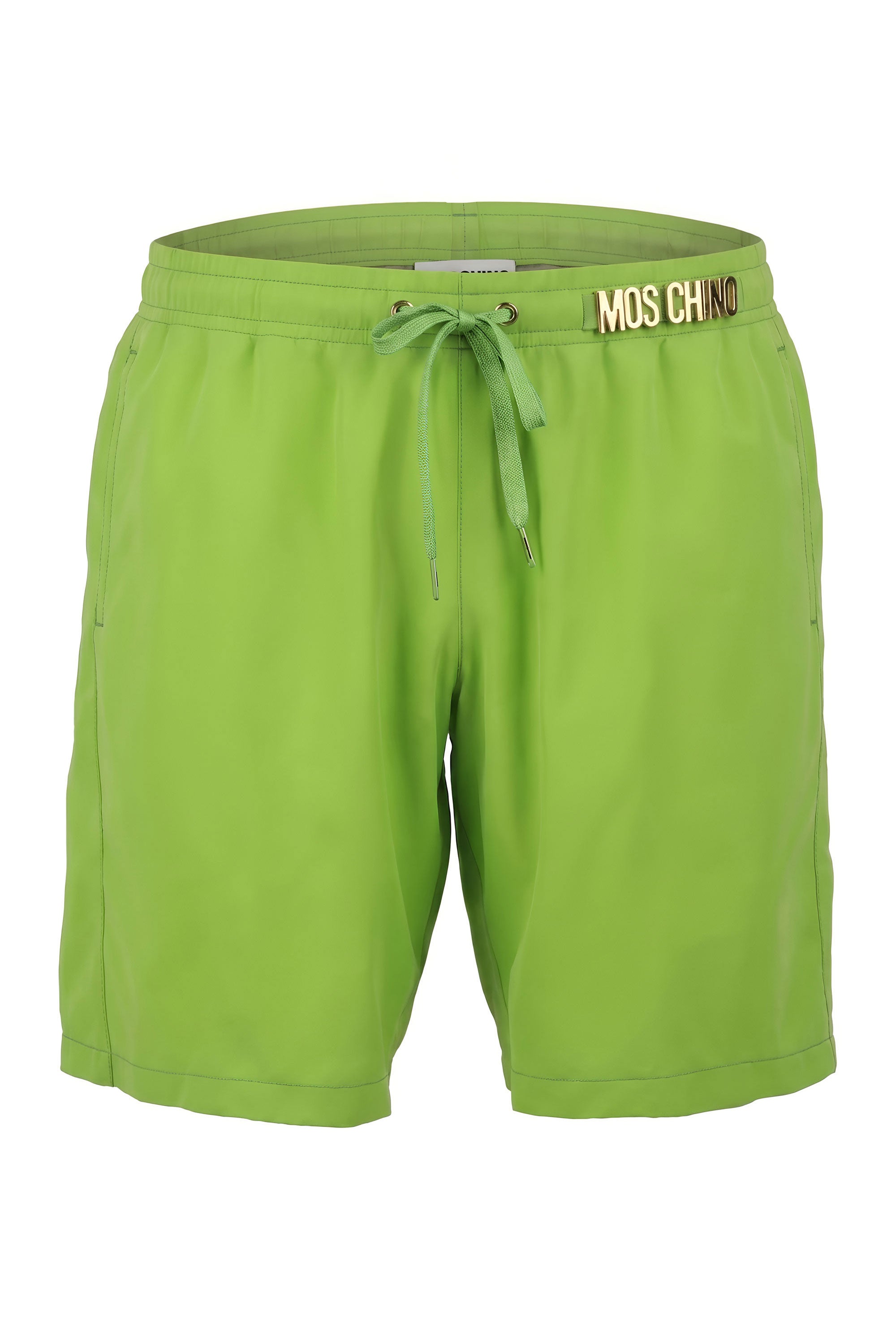 Moschino Gold Logo Swim Shorts