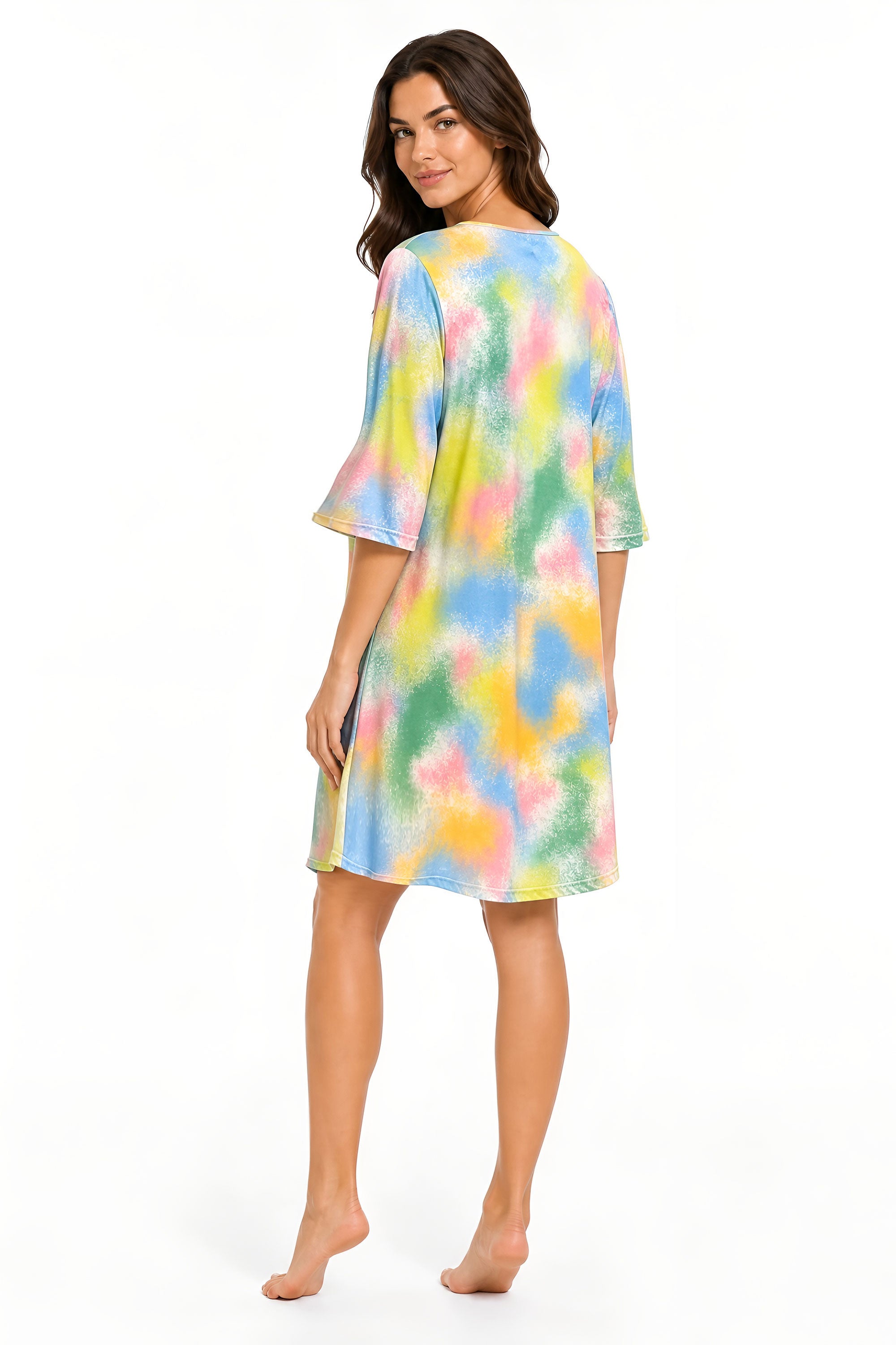 Pastel Print Sleep Shirt Nightdress