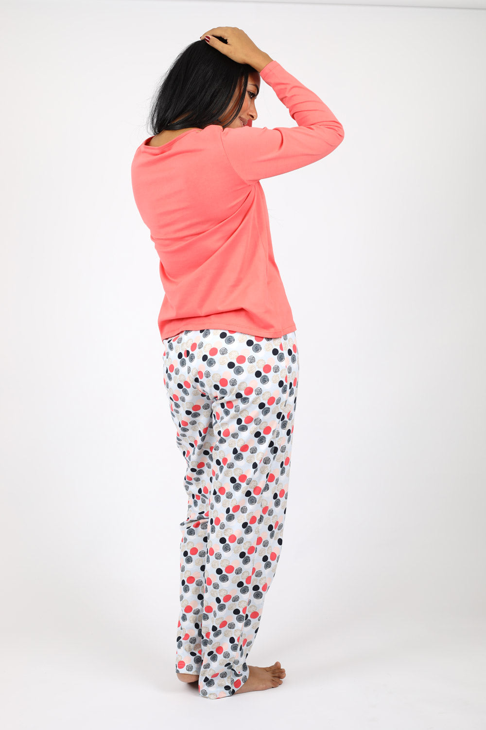 Glamorous Circle Print Pajama Set